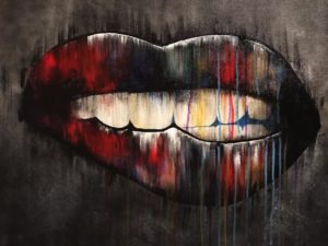 lips painting